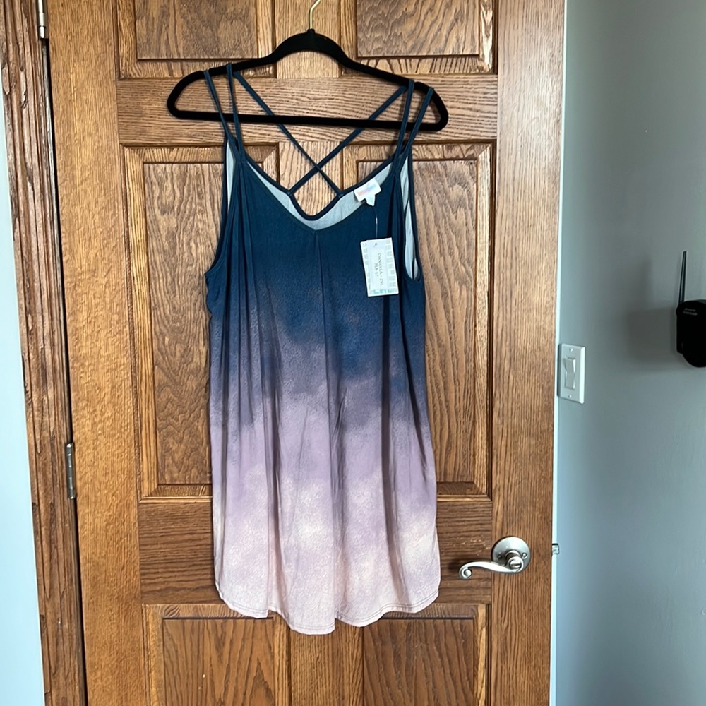 Lularoe New Release Ombre Daniella Stretchy Cross Back Camisole/Tank Top NWT